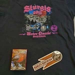 👸👕🏍 Sturgis Tshirt & Harley Davidson set